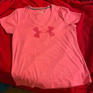UA Pink V Neck